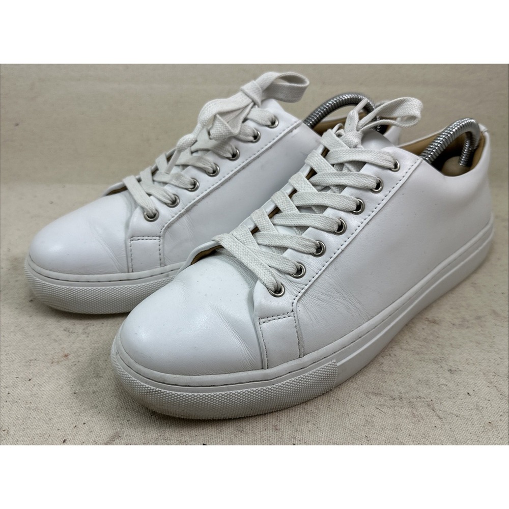 Thursday Everyday Premier Leather Lace Up White Mens Sneakers Shoes 8.5